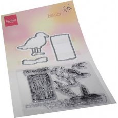 TC0883  - TINY'S BEACH STAMP & DIE SET