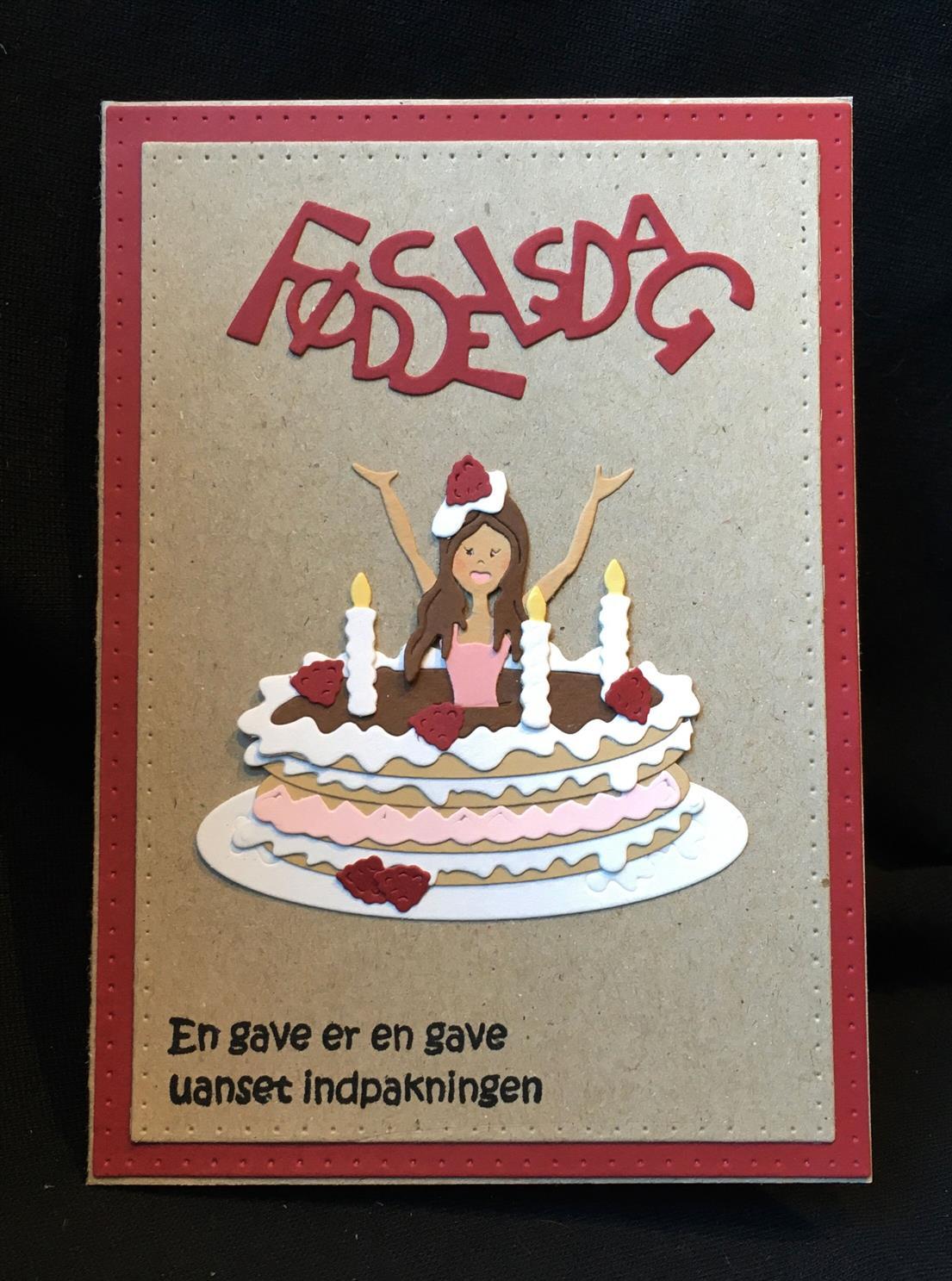 BLD1360 Dies By Lene- Birthday Cake
