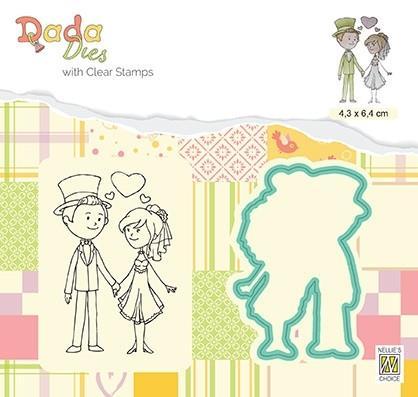 DDCS024 NS DADA DIES & CLEARSTAMP "In Love”