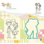 DDCS024 NS DADA DIES & CLEARSTAMP "In Love”