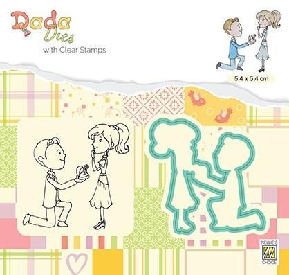 DDCS025 NS DADA DIES & CLEARSTAMP "Proposal of Marriage”