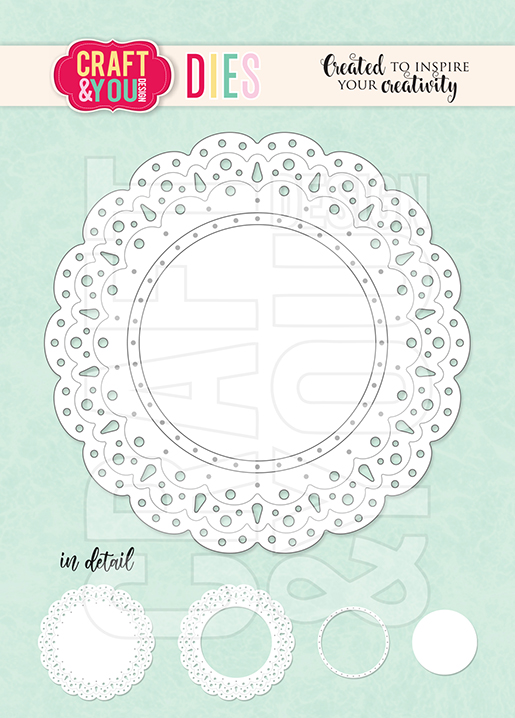 CW143 CUT DIES - sweet doily - Craft&You Design