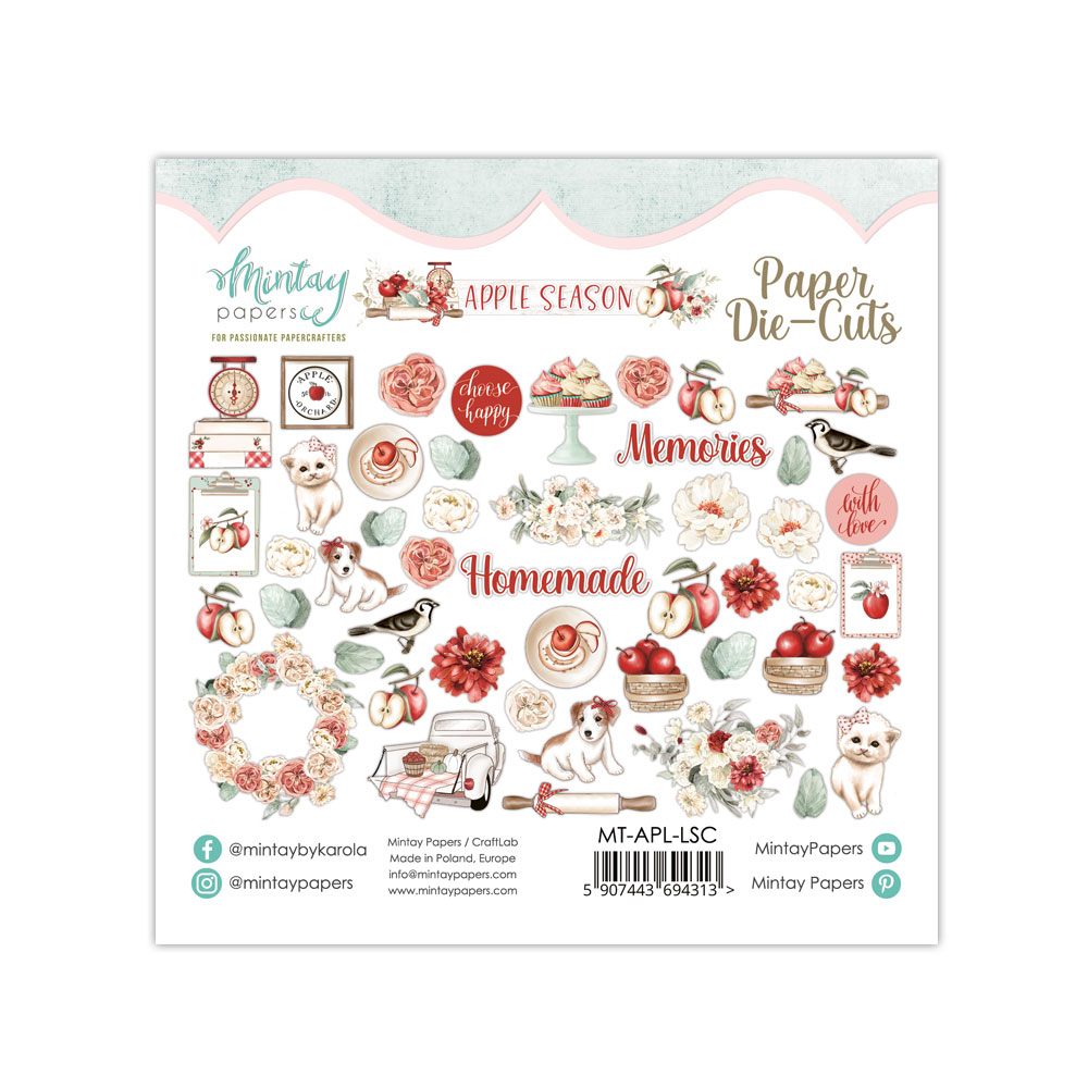 MT-APL-LSC Apple Season MINTAY MINTAY - die cuts