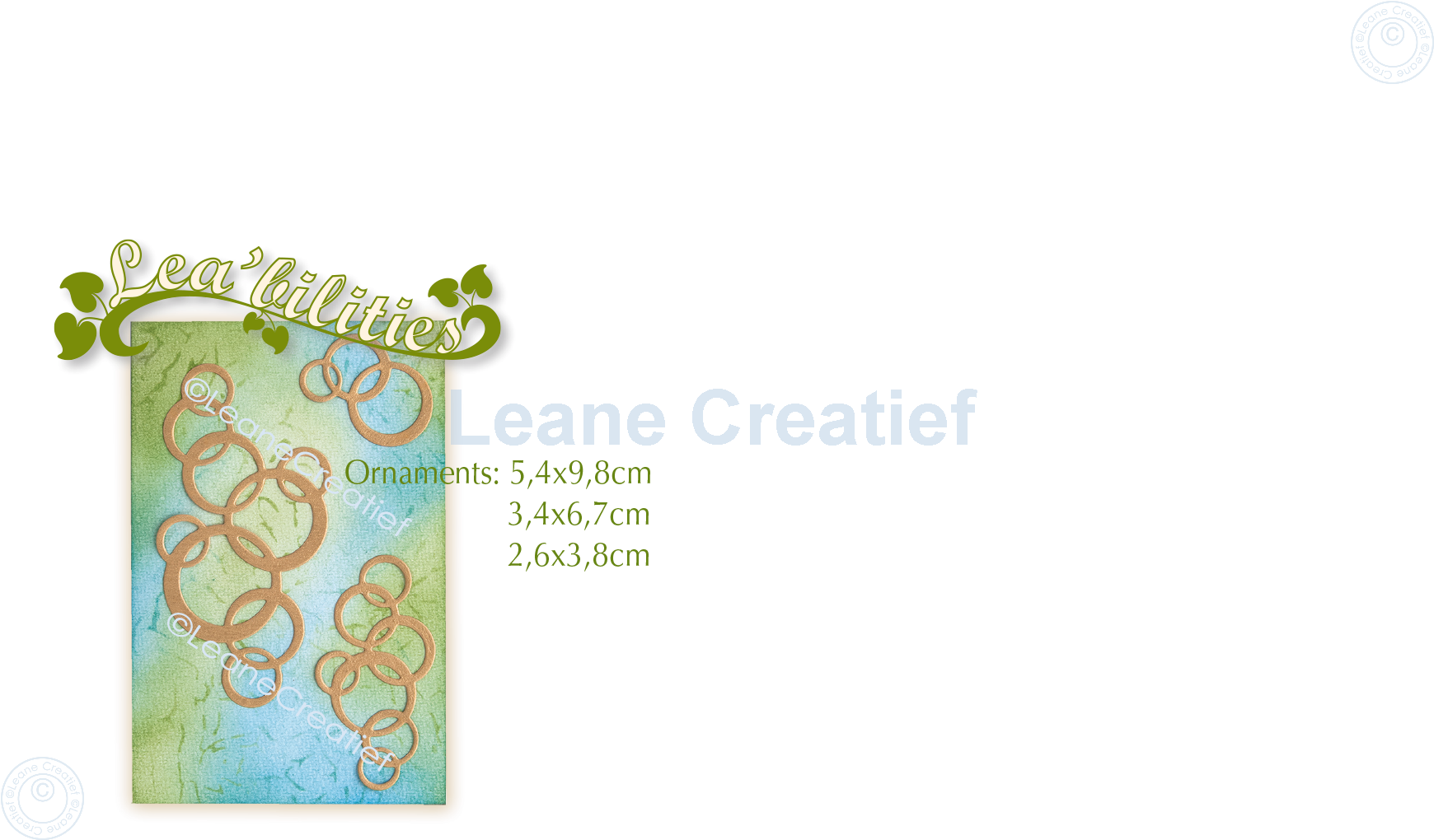 45.7514 Metal Die Leane Creatief - Circle ornaments