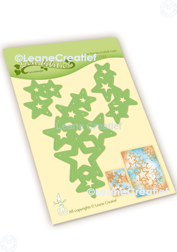45.7521 Metal Die Leane Creatief - Star ornaments