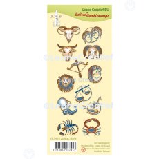 55.7453 Leane Creatief Acrylic Stamp - Zodiac signs