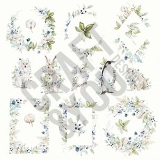 CP-AW07 One-sided paper-elements-Craft & You Design 30.5x30.5 ARCTIC WINTER 07