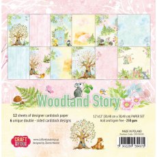 CPS-WS30 Paper set 30.5x30.5cm-Craft&You Design - WOODLAND STORY