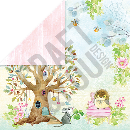 CPB-WS15 Block 15x15 Craft&You Design - WOODLAND STORY