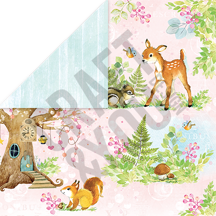 CPB-WS15 Block 15x15 Craft&You Design - WOODLAND STORY