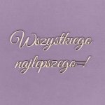 WYK490 TEKTURKA Crafty Moly - WSZYSTKIEGO NAJLEPSZEGO ! - G2