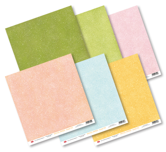 CPS-PPBASE30 Base paper set Pastel Paper 30.5x30.5cm-Craft&You Design