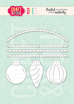 CW155 CUT DIES - Set of christmas balls - Craft&You Design
