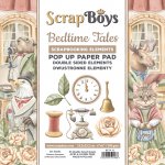 BETA-11 Pop Up Paper pad 15,2x15,2 cm Scrap Boys - BEDTIME TALES