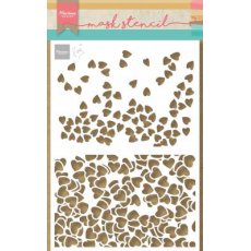 PS8096 Mask Marianne Design - Craft stencil - A5 - TINY'S HEARTS