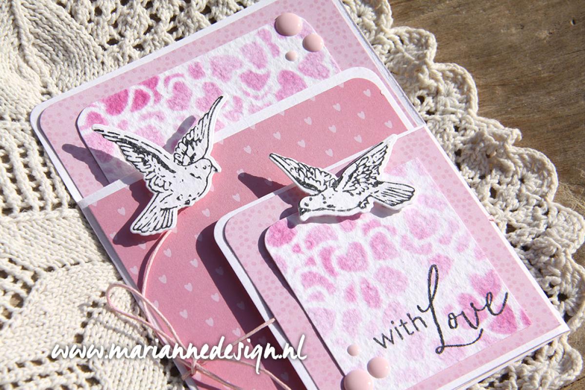 PS8096 Mask Marianne Design - Craft stencil - A5 - TINY'S HEARTS