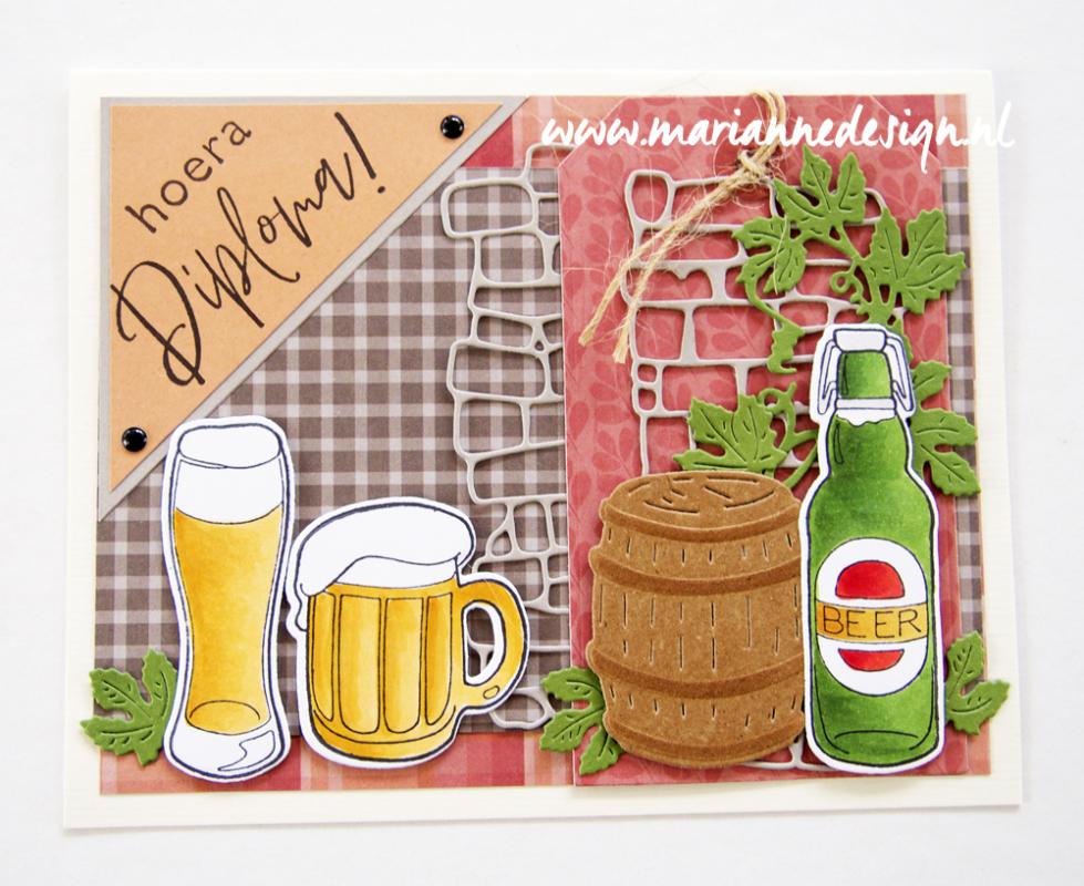 CR1558 Metal Die Marianne Design - Creatables - ART TEXTURE BRICKS