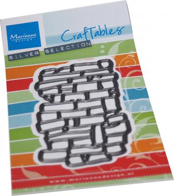 CR1558 Metal Die Marianne Design - Creatables - ART TEXTURE BRICKS