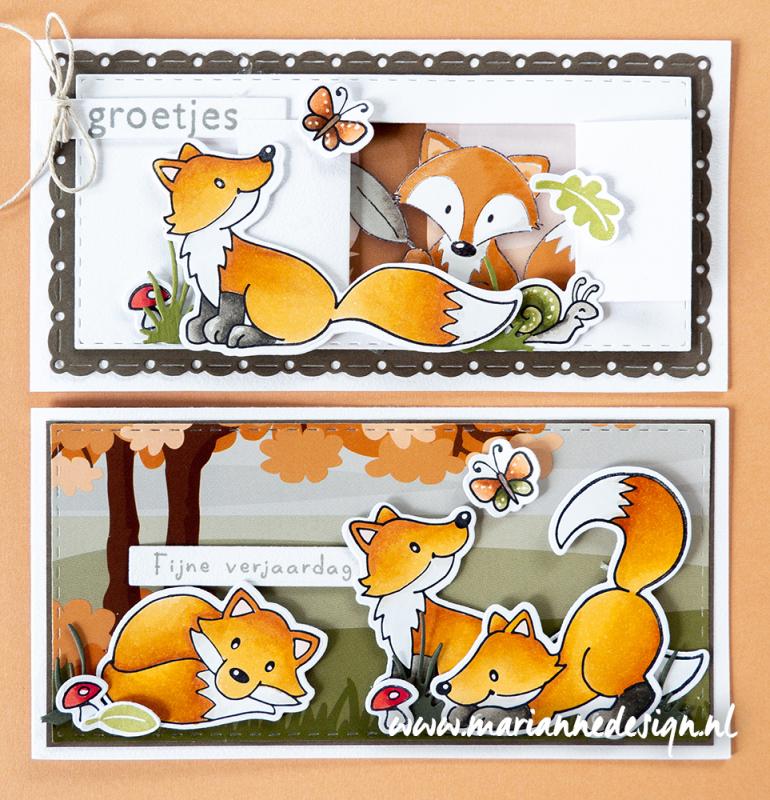 CR1562 Metal Die Marianne Design - CrafTables - SLIMLINE-MINI FRAMES