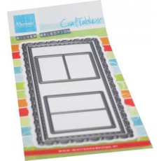CR1563 Metal Die Marianne Design - CrafTables - SLIMLINE-MINI WINDOWS