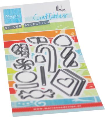CR1565 Metal Die Marianne Design - CrafTables - CANDY BY MARLEEN