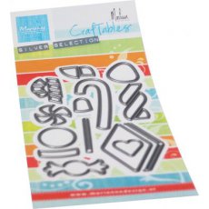 CR1565 Metal Die Marianne Design - CrafTables - CANDY BY MARLEEN