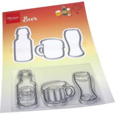 HT1664 HETTY'S BEER STAMP & DIE SET 