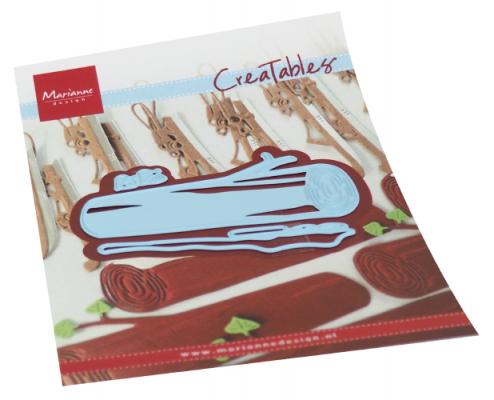 LR0680 Metal Die Marianne Design - Creatables - TREE LOG