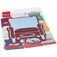 LR0688 Metal Die Marianne Design - Creatables -  ARMCHAIR & KITTEN