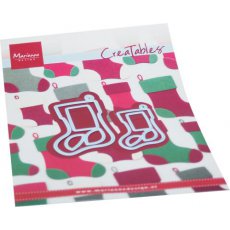 LR0733 Metal Die Marianne Design - Creatables -  CHRISTMAS STOCKINGS