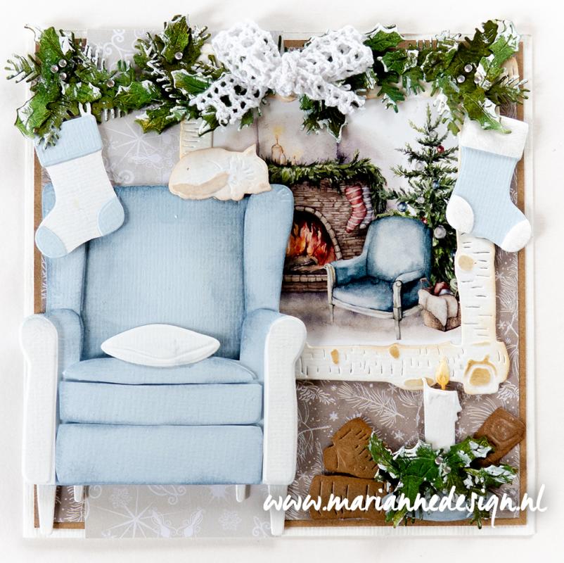 LR0733 Metal Die Marianne Design - Creatables - CHRISTMAS STOCKINGS
