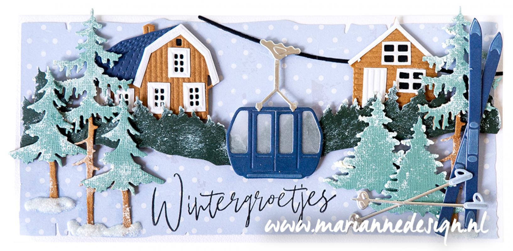 LR0735 Metal Die Marianne Design - Creatables - TINY'S FOREST HORIZON