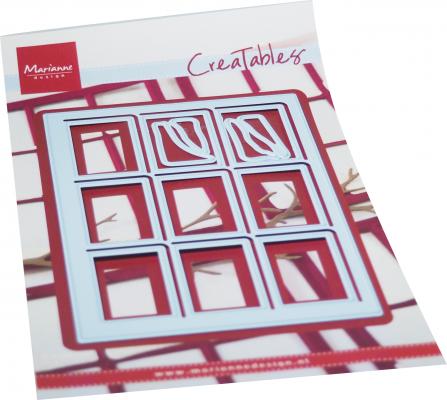 LR0737 Metal Die Marianne Design - Creatables - SNOWY WINDOW A6