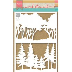 PS8100 Mask Marianne Design - Craft stencil - A5 - TINY'S FOREST