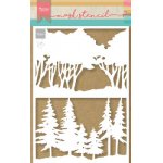 PS8100 Mask Marianne Design - Craft stencil - A5 - TINY'S FOREST