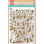 PS8106 Mask Marianne Design - Craft stencil - A5 - TINY'S FROZEN WINDOW