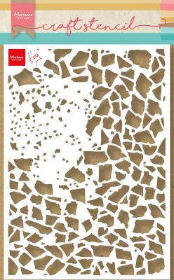PS8107 Mask Marianne Design - Craft stencil - A5 - TINY'S SHATTERED GLASS