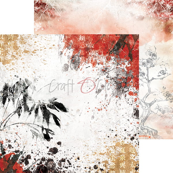 CC-ZM-PW-MM14 - PAINTED BY THE WIND - A SET OF PAPERS 15,25X15,25CM
