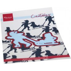 LR0740 Metal Die Marianne Design - Creatables -  SILHOUETTE SLEIGH RIDE