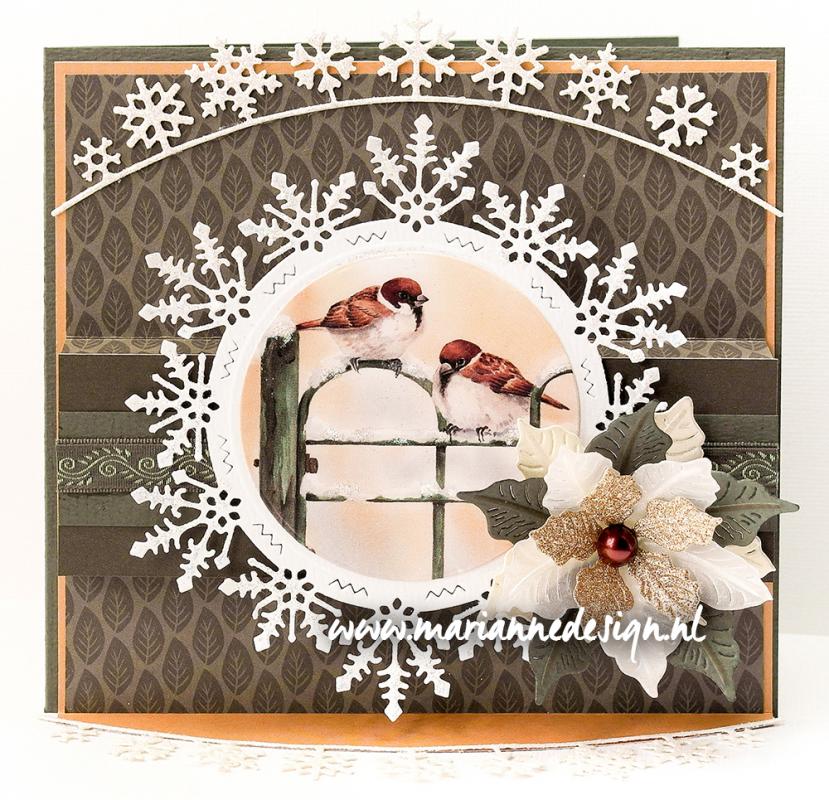 LR0741 Metal Die Marianne Design - Creatables - Petra's Ice Crystals circle