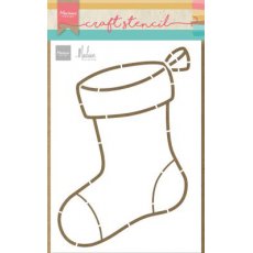 PS8103 Mask Marianne Design - Craft stencil - A5 - Stocking by Marleen