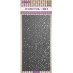 EF3D038 3D Embossing folder - 105x210mm "Snow"