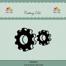 MD0043  Dies Dixi Craft- 3D Gears