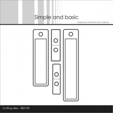 SBD109 Dies Simple and Basic-  Small Tags