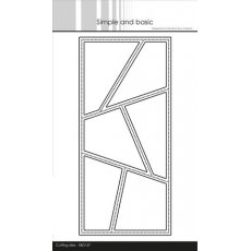 SBD157 Dies Simple and Basic- Slimcard Wonky Windows