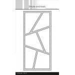 SBD157 Dies Simple and Basic- Slimcard Wonky Windows