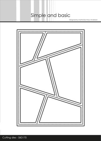 SBD170 Dies Simple and Basic- A6 Wonky Windows