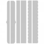 665435 Sizzix Thinlits Die Set 6PK - Decorative Trims by Tim Holtz