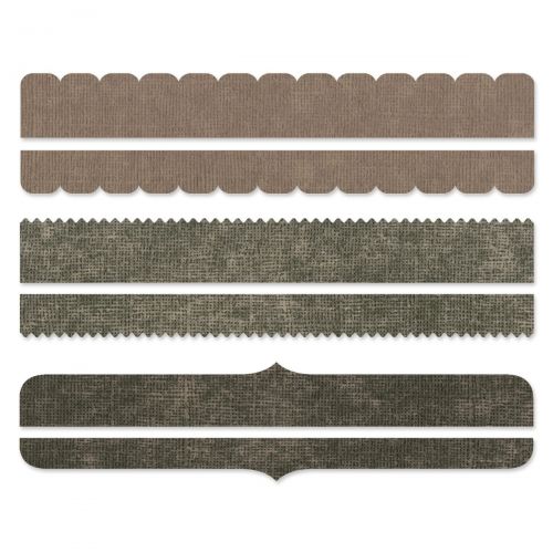 665435 Sizzix Thinlits Die Set 6PK - Decorative Trims by Tim Holtz