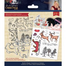 S-TNBC-STD-BASL  Sara Signature 'Twas the Night Before Christmas - Stamp & Die - Build-A-Sleigh